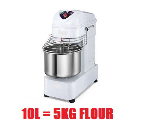 10 Litre Spiral Pizza Dough Mixer Bakery Bread Heavy Duty Commercial 10L - ONE SPEED CHAIN DRIVEN 10 Litre Spiral Pizza Dough Mixer Bakery Bread Heavy Duty Commercial 10L - ONE SPEED CHAIN DRIVEN